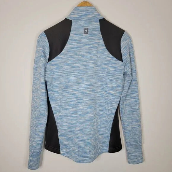 Footjoy FJ Womens Blue Performance Full Zip Golf Jacket Size Small Active Sporty - Picture 5 of 13